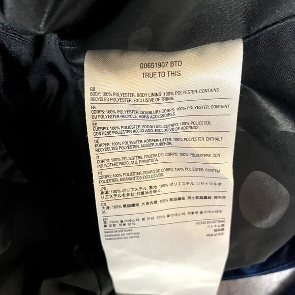 Volcom Fifty Fifty Men’s Small Blue Black Tie Dye Snowboarding Jacket Waterproof - Picture 7 of 12